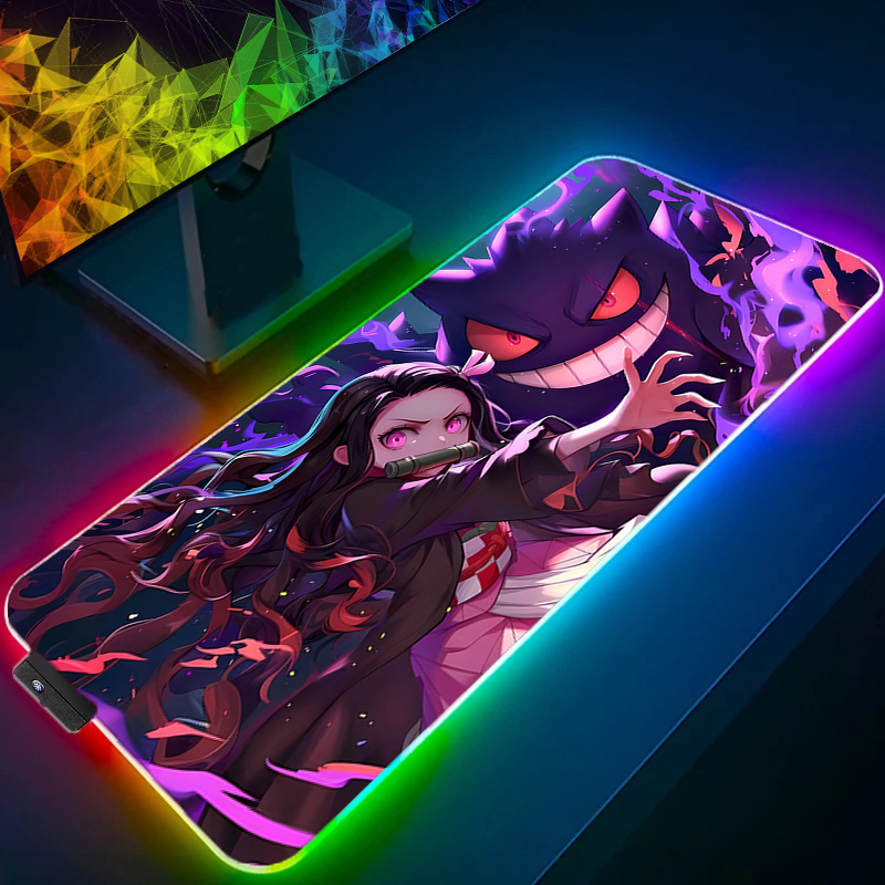 Gaming Keyboard High Ground - RGB 大型マウスパッドオフィスデスクマット PC ゲームアクセサリー XXL LED