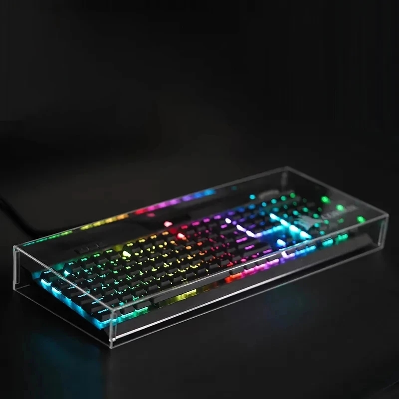 Gaming Keyboard And Mouse Combo - メカニカルキーボード用防塵カバー,アクリル容量,104キー,マウス保護,透明