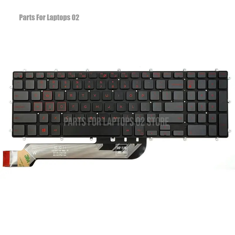 Gaming Keyboard Backlit - D 新品 Dell G3-3579 G3-3779 G5-5587