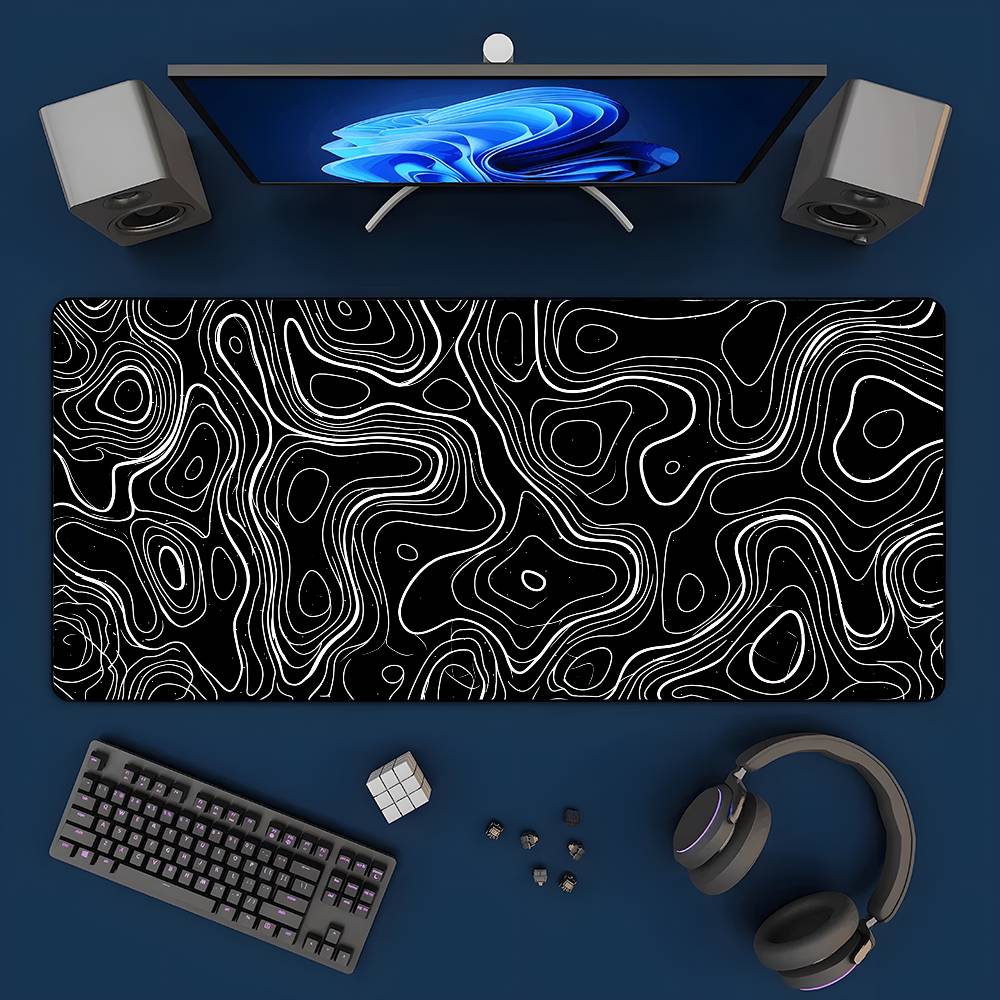 Gaming Keyboard High Ground - マウスパッド 大型キーボードマウスデスクパッド 滑り止めゴム製ゲーミングマウスパッド ノートパソコンマウスカーペット