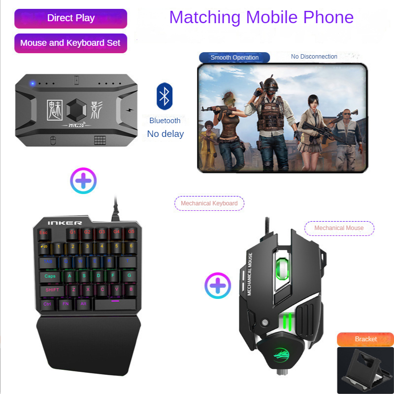 M1 Proゲームパッド携帯電話ゲームコンバーター マウスキ - Gaming Keyboard And Mouse Combo のレビューと価格