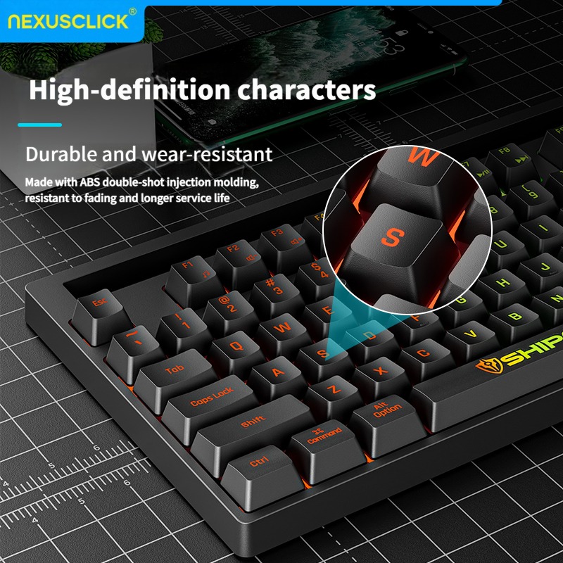 NexusClick ホットセール 87キー バックライト付 - Gaming Keyboard Bundle のレビューと価格