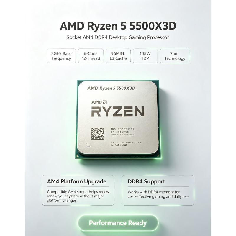 AMD Ryzen 5 5500X3D ゲーミングCPU 3 - Amd Cpu Ryzen 5 のレビューと価格