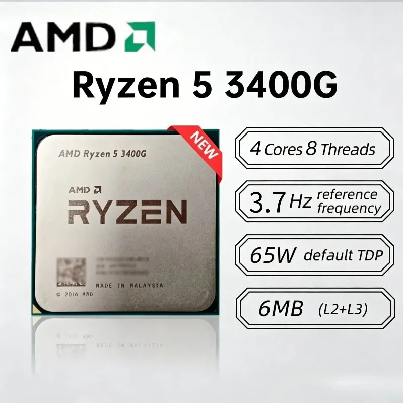 AMD Ryzen 5 3400G 4コア 8スレッド 3. - Amd Cpu Ryzen 5 のレビューと価格