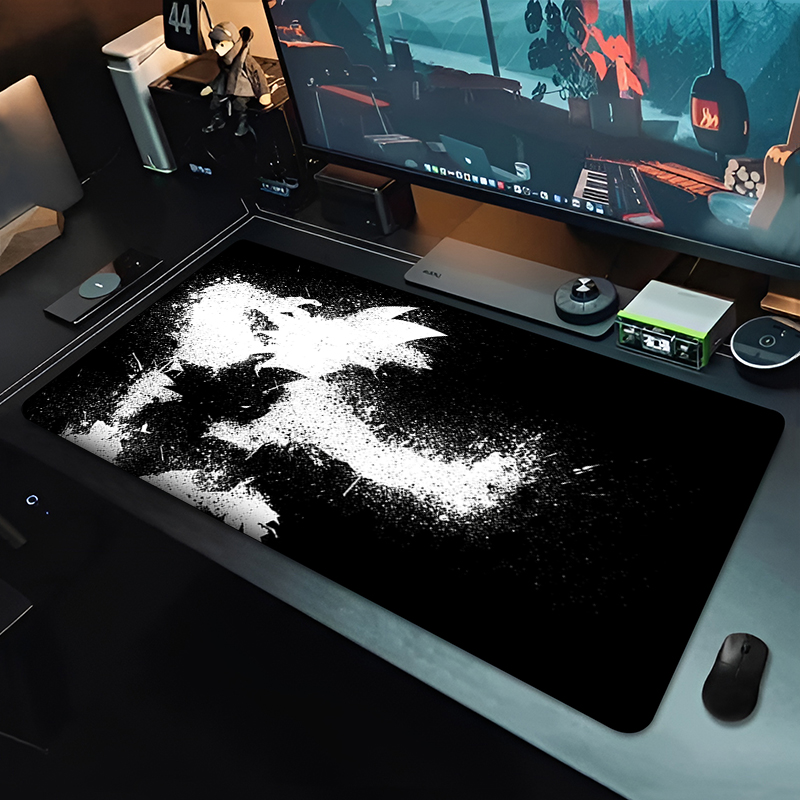 DBZ ブラックアニメマウスパッドドラゴンボール大型 PC  - Gaming Keyboard Noise のレビューと価格