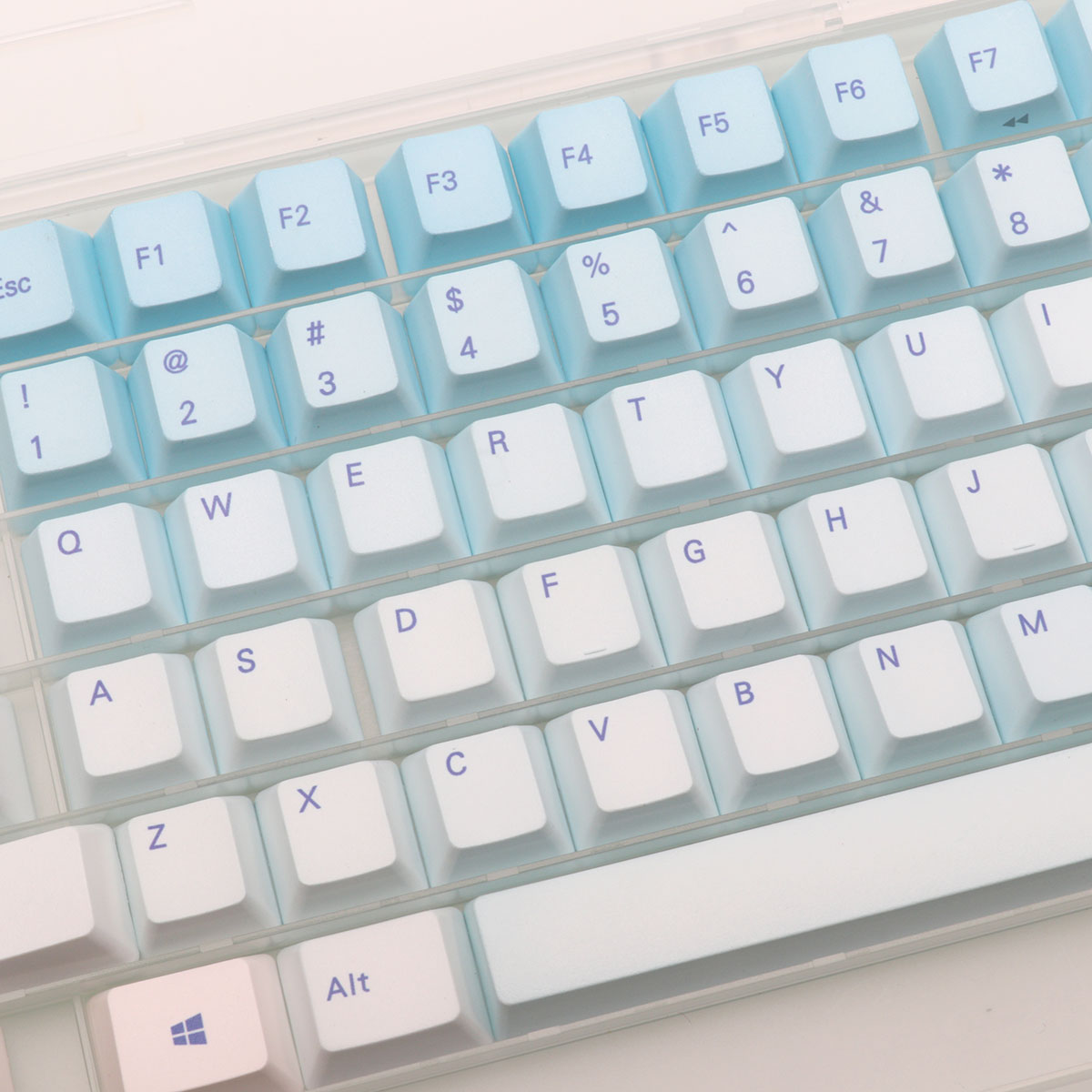 87 キーフロストブルーキーキャップチェリープロファイル P - Gaming Keyboard Blue のレビューと価格