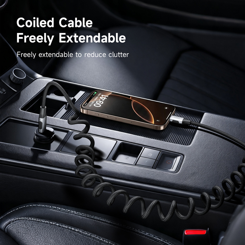 ハギビス製フル機能USB Cケーブル タイプC急速充電ケーブ - Coiled Usb Cable のレビューと価格