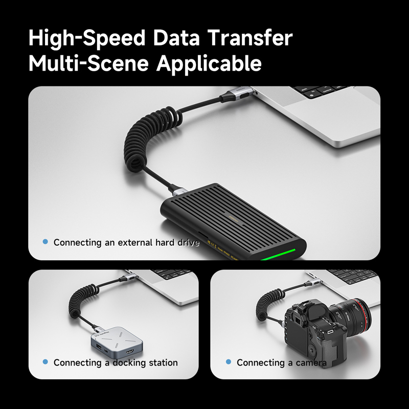 ハギビス製フル機能USB Cケーブル タイプC急速充電ケーブ - Coiled Usb Cable のレビューと価格