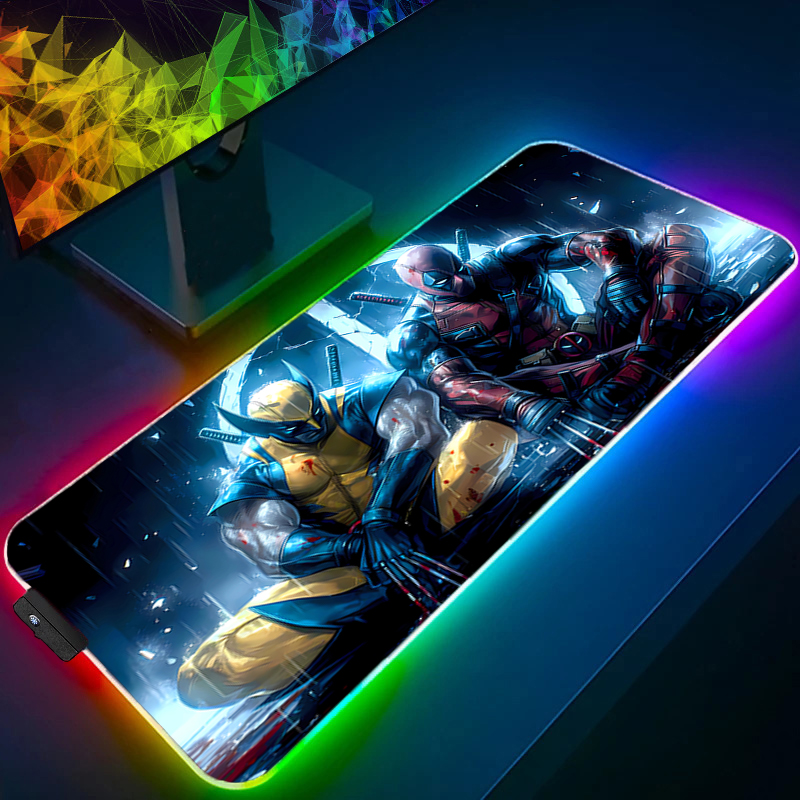 LED マウスパッドゲーミングバックライトロックエッジアニメ - Gaming Keyboard Theme のレビューと価格