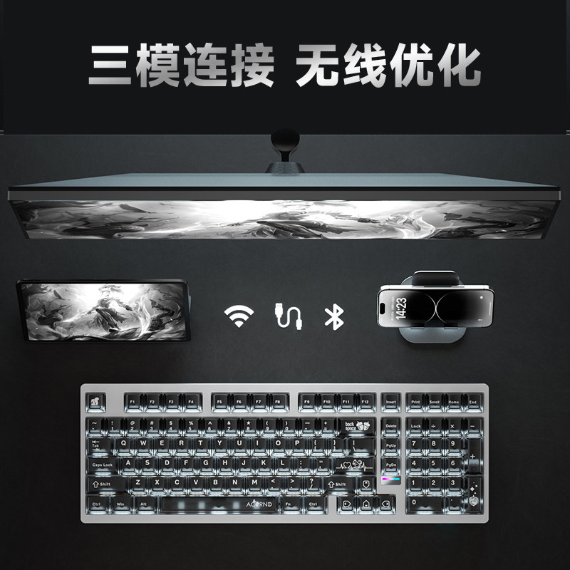 Weika Max102 アルミケースワイヤレスメカニカルキ - Gaming Keyboard Nearby のレビューと価格
