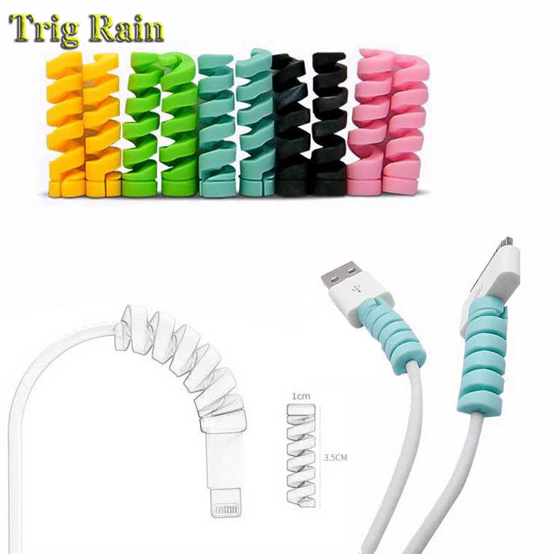 スパイラルケーブルプロテクターデータラインシリコーンボビンワ - Coiled Usb Cable のレビューと価格