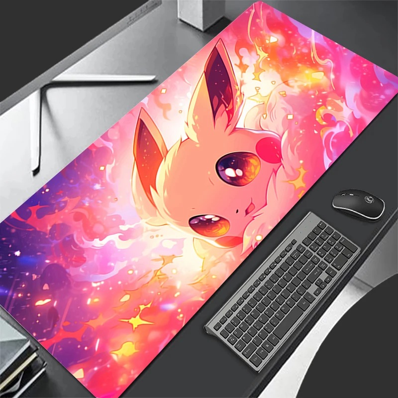 P-ポケモン イーブイ アニメ ゲーミングマウスパッド、拡張 - Gaming Keyboard Theme のレビューと価格