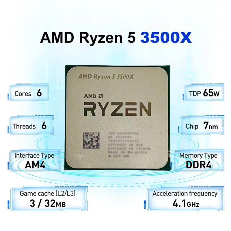 AMD Ryzen 5 R5 3500X 3.6GHz 6コ - Amd Cpu Ryzen 5 のレビューと価格