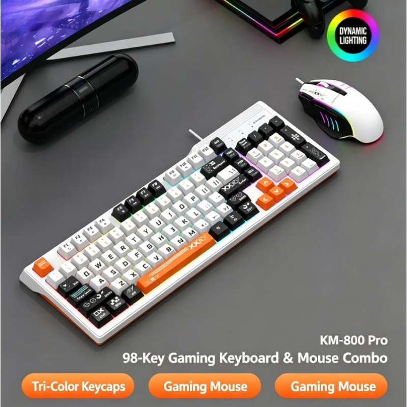 K8pro 3 in 1 ゲーミングコンボ 有線キーボード・ - Gaming Keyboard And Mouse Combo のレビューと価格