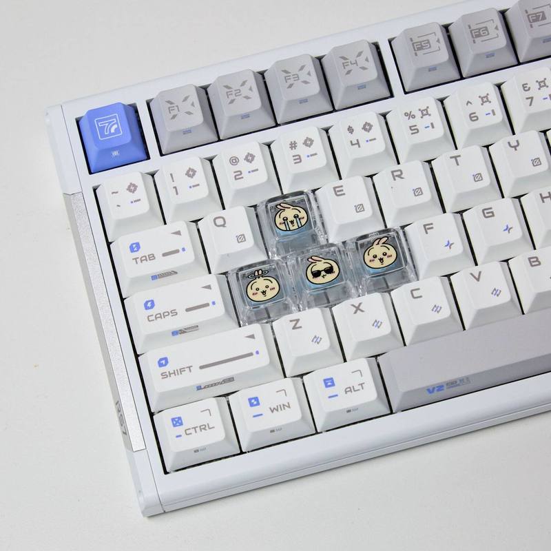 Chiikawa 4 個手作り透明 PC バックライト付きパ - Gaming Keyboard Affordable のレビューと価格
