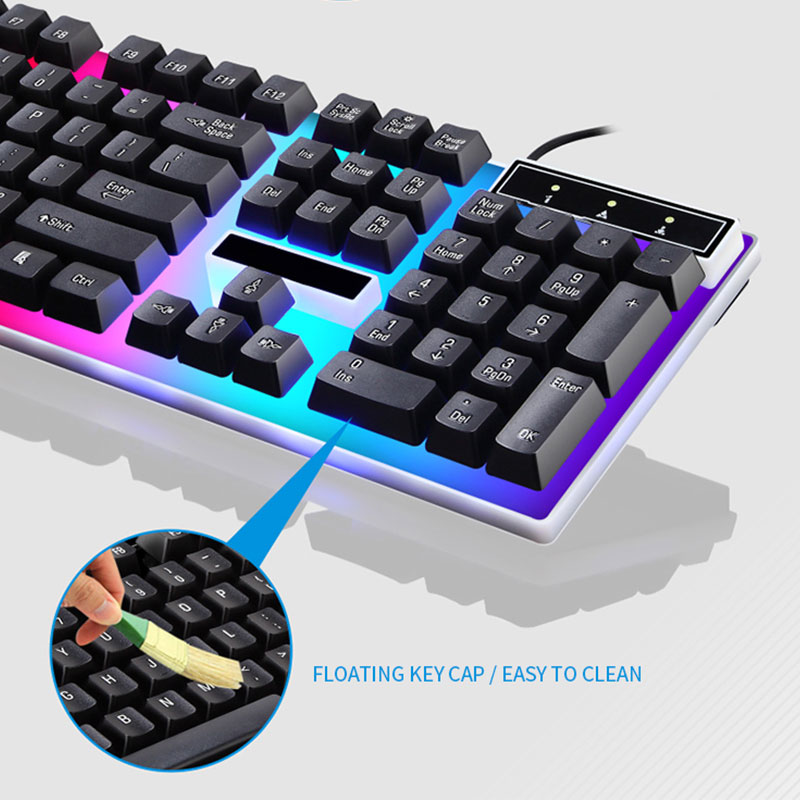 RGBゲーミングキーボードとマウスキット,ゲーマーキーボード - Gaming Keyboard Bundle のレビューと価格