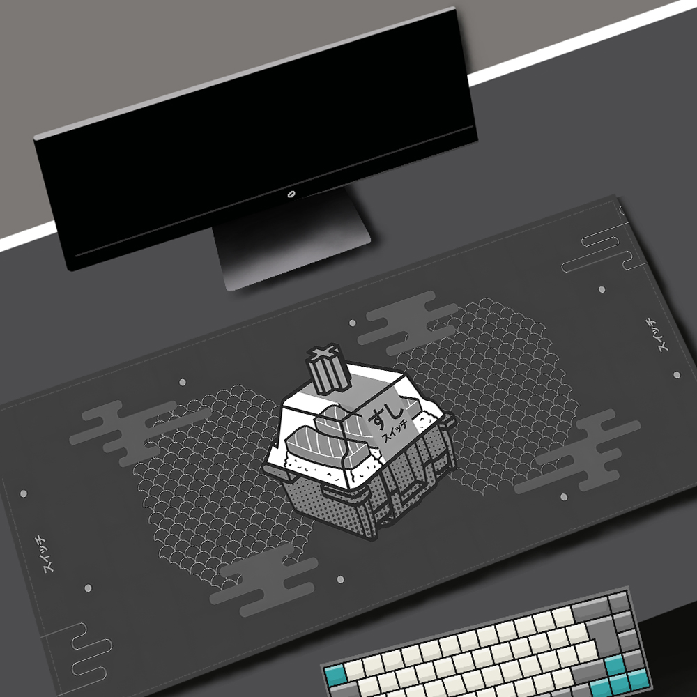スイッチパッドかわいいゲーミングマウスパッドグレーメカニカル - Gaming Keyboard And Mouse Combo のレビューと価格