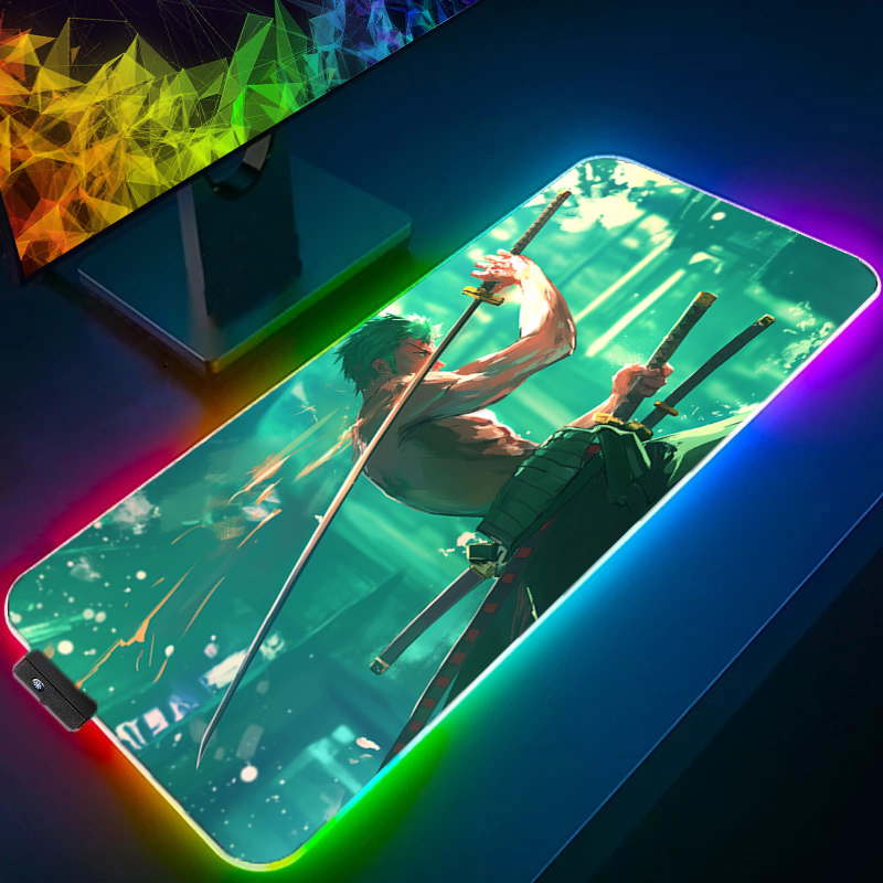ワンピースゾロマウスパッド RGB ゲームアクセサリー Ga - Gaming Keyboard Nearby のレビューと価格