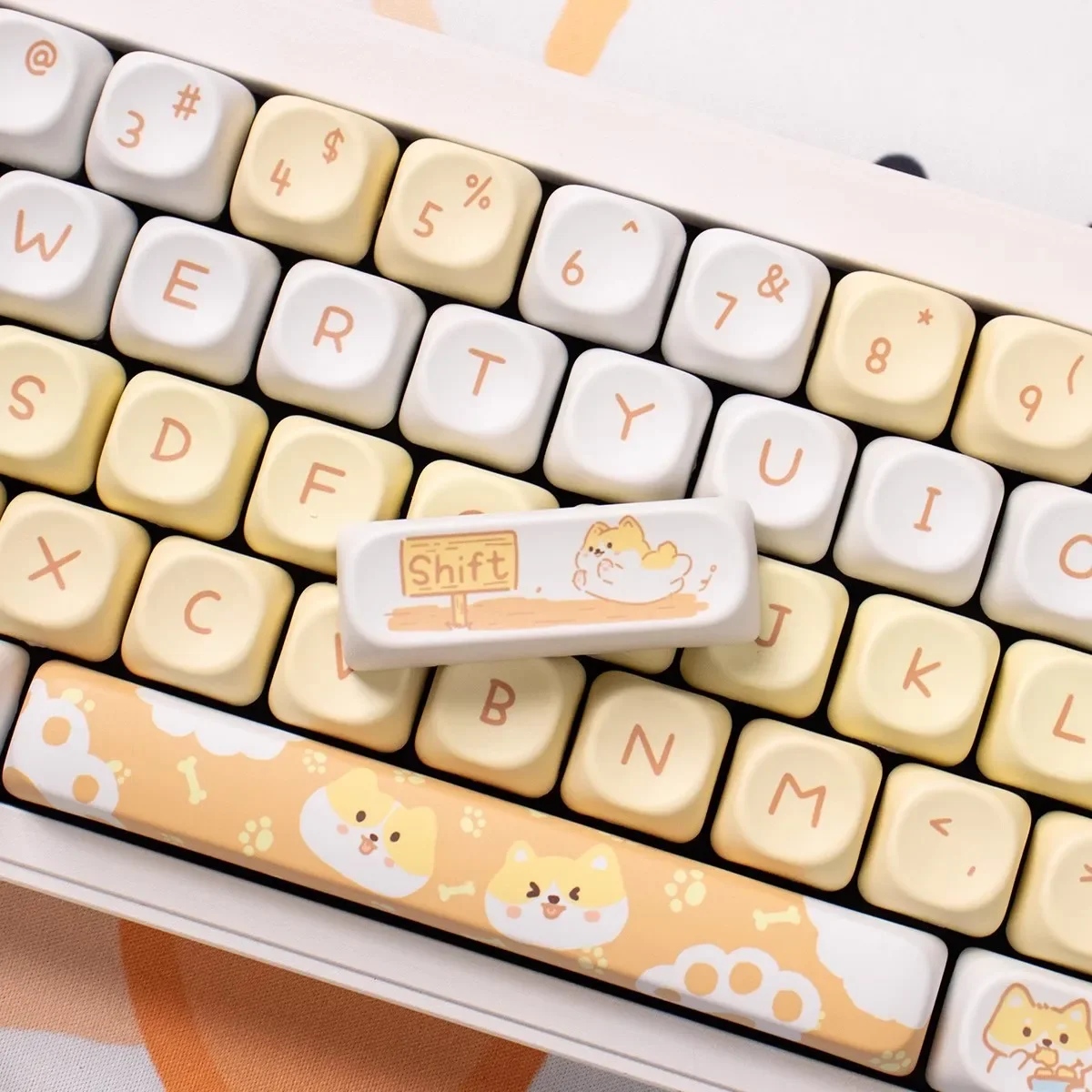 2026 新しい 95 キー MOA プロファイル柴犬キーキ - Gaming Keyboard 2026 のレビューと価格