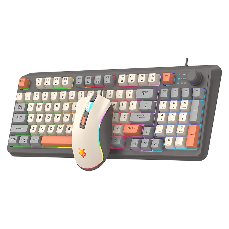 USBケーブル付きキーボードとマウスのセット,照明付き,デス - Gaming Keyboard And Mouse Combo のレビューと価格