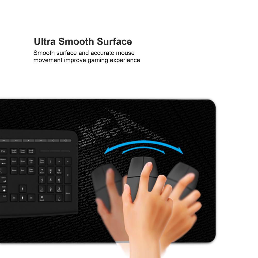 バンド M-Metallicaes マウスパッド 90x40 - Gaming Keyboard And Mouse Combo のレビューと価格