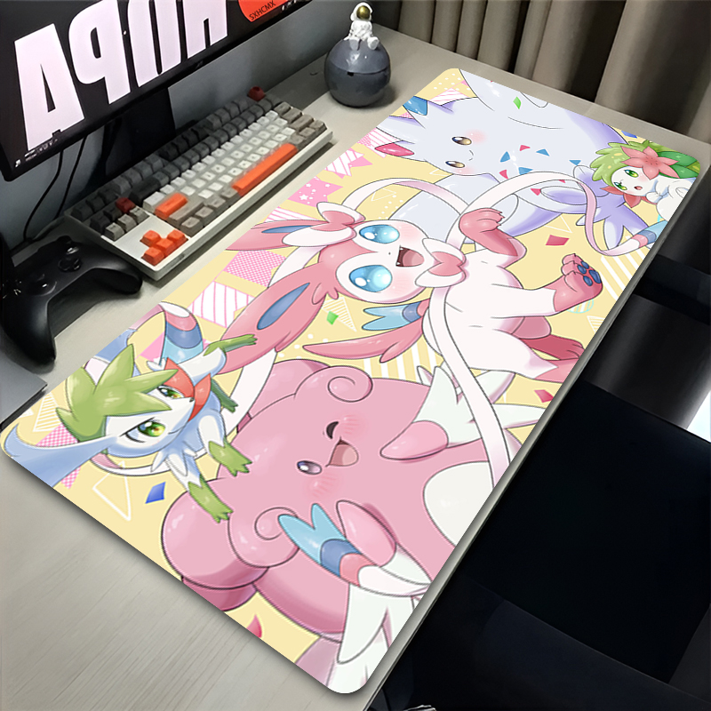 大型ピンクかわいいマウスパッド XXL ゲームコンピュータア - Gaming Keyboard Nearby のレビューと価格