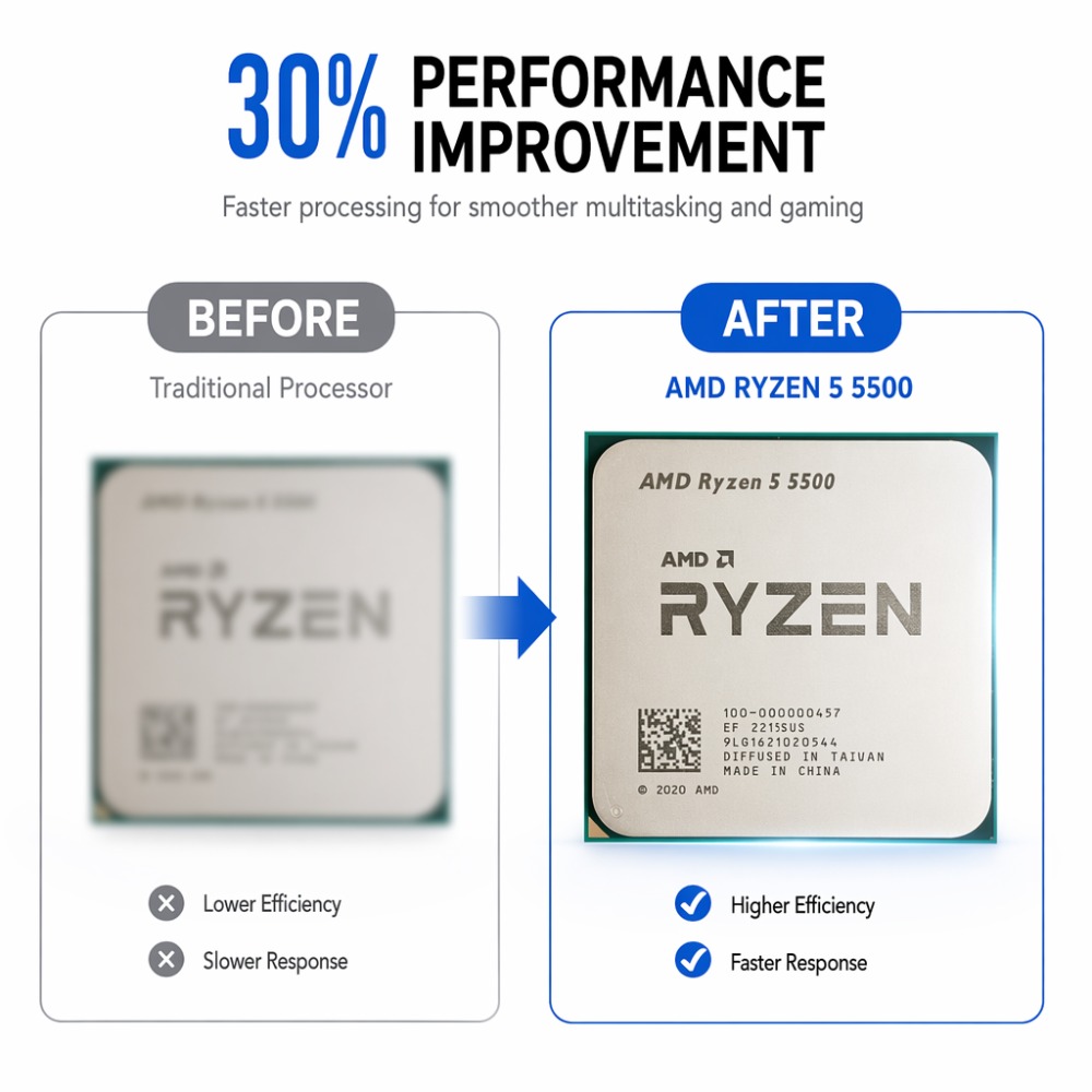 マルチタスクゲーミングデスクトップCPU R5 5500 A - Amd Cpu Ryzen 5 のレビューと価格