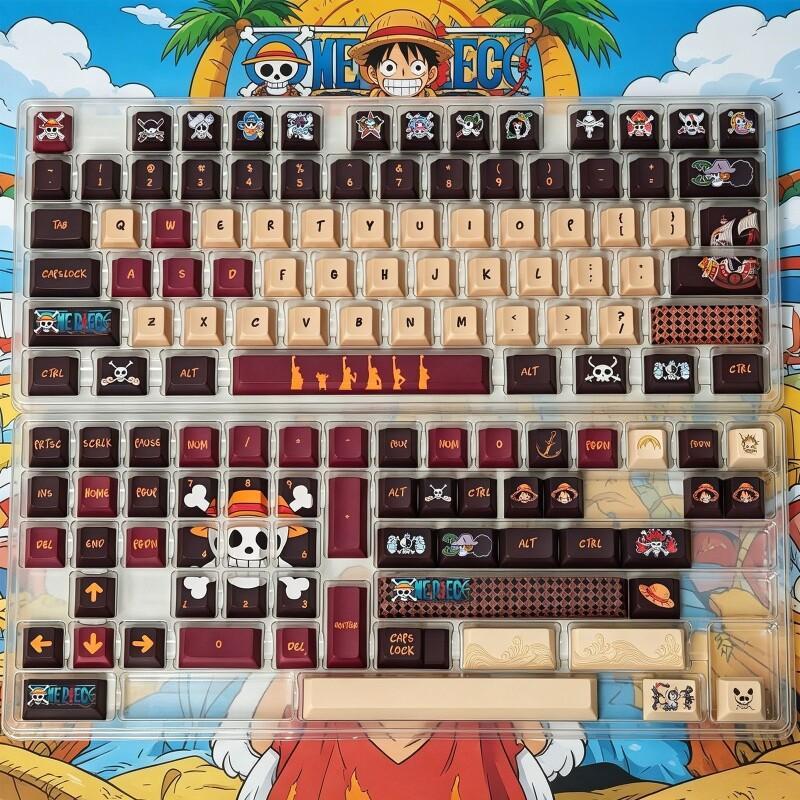バンダイワンピースモンキー D. ルフィキーキャップセット  - Gaming Keyboard Theme のレビューと価格