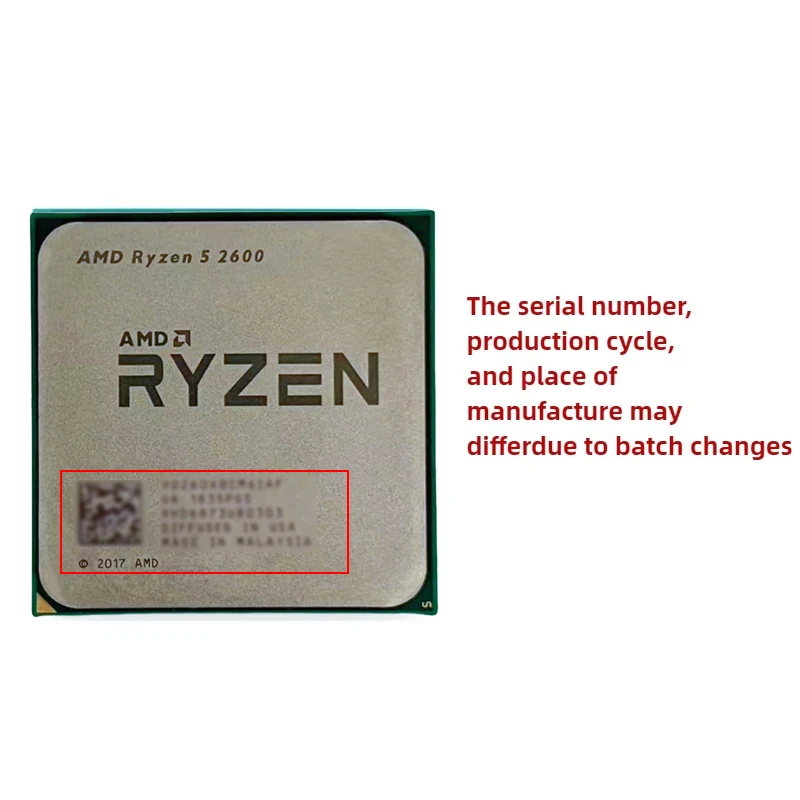 AMD Ryzen 5 2600 トレイCPU 6コア 12 - Amd Cpu Ryzen 5 のレビューと価格